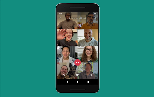 Met meer mensen tegelijk WhatsApp videobellen