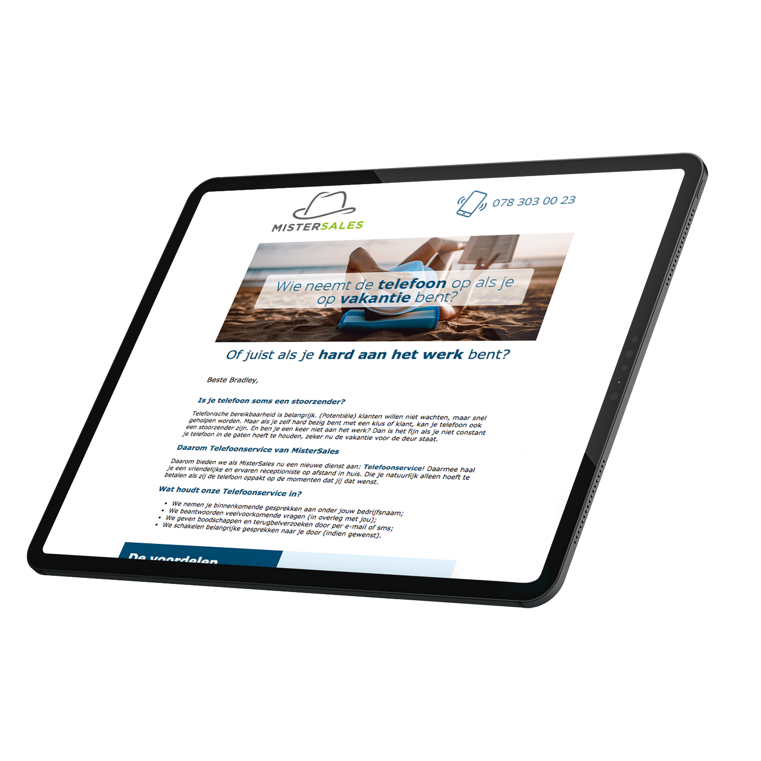Mister Sales Automatische opvolging met e-mailmarketing
