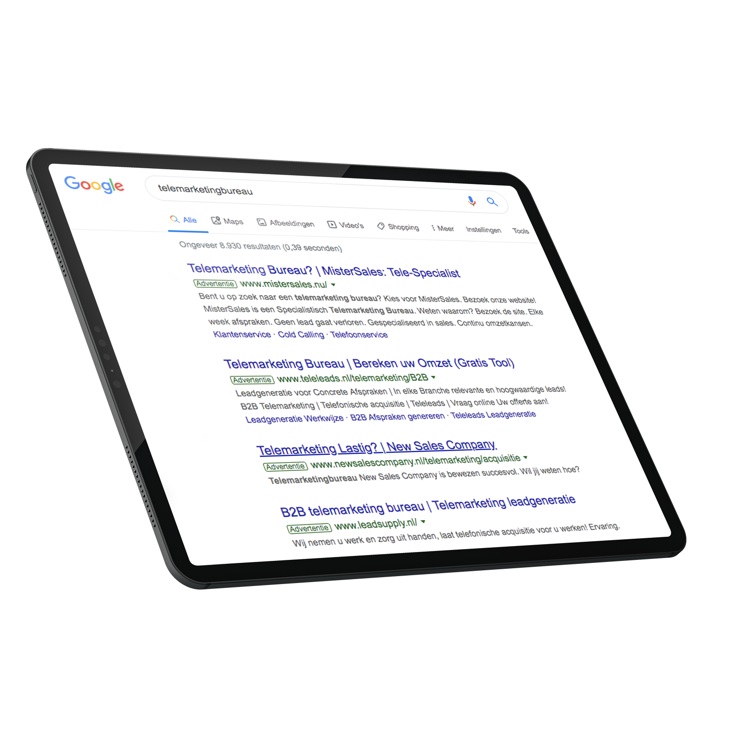 Mister Sales Effectieve tekstadvertenties