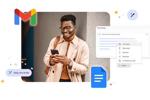 Google gaat AI-functies toevoegen aan Docs en Gmail