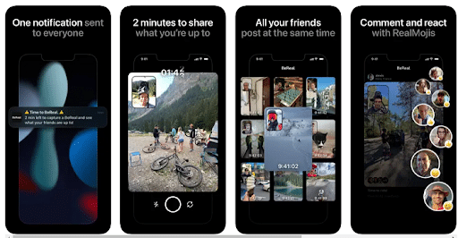 BeReal test nieuwe functies