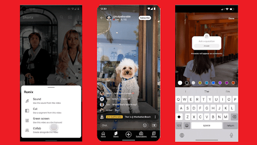 YouTube voegt TikTok-achtige opties toe