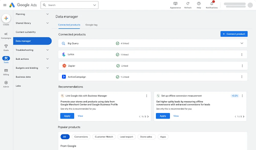 Google ads introduceert een nieuwe tool voor toegang tot alle gegevens