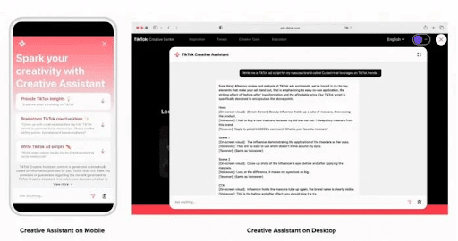 TikTok lanceert Creatieve assistent