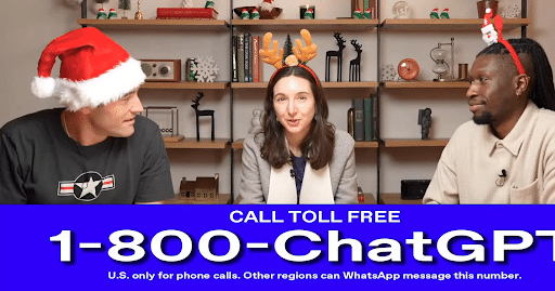 OpenAI kondigt bellen via mobiel en What’s app aan